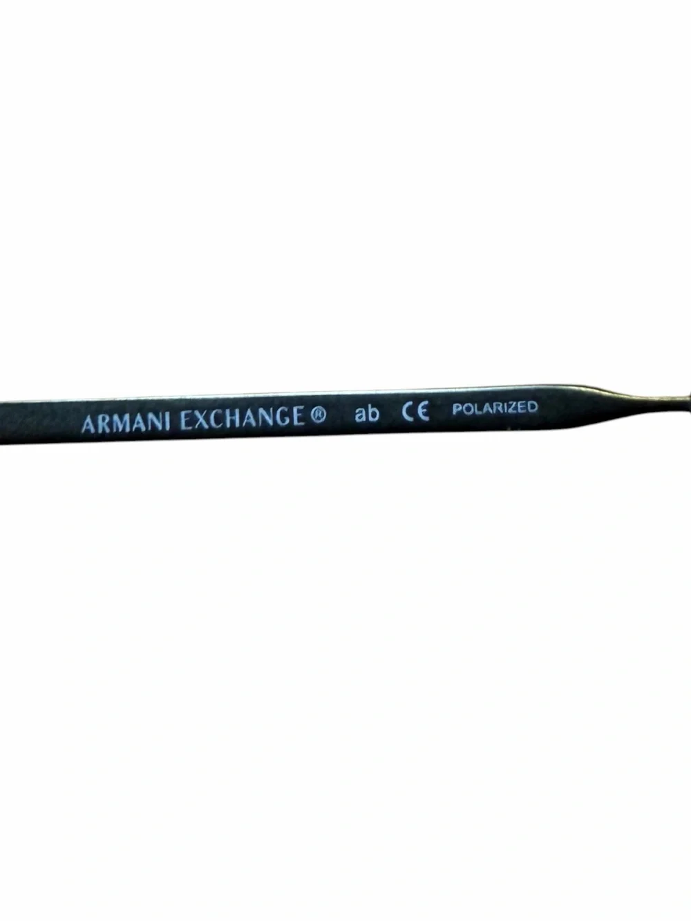 Armani Exchange Aviator Sunglasses Transparent Polarized Green Frame AX4069S